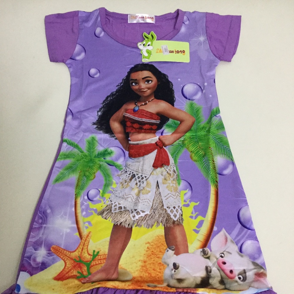 Princess Moana cute comfy Nightgown - Picture 4 of 5